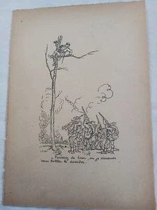 POULBOT GRAVURE GUERRE 1914 1918 CARICATURE HUMOUR BOCHE PATRIOTISME P116 - Foto 1 di 1