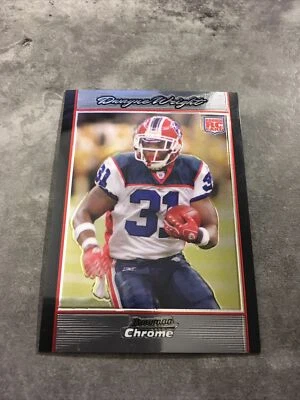 Dwayne Wright  Bills 2007 Bowman Chrome Rookie #BC99 - Image 1 of 2