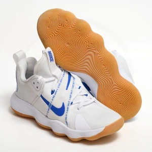 Nike React Hyperset Volleyball Shoes White Blue Men Sz 9 (Wmns 10.5) CI2955-140 - Picture 1 of 17