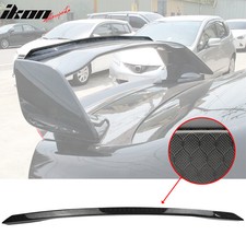 Fits 08-21 Impreza WRX STI 4th Trunk Spoiler Gurney Flap Honeycomb Carbon Fiber
