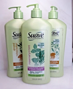 SUAVE PROFESSIONALS MOISTURIZING CONDITIONER 18 OZ LOT OF 3 NWOB - Picture 1 of 2