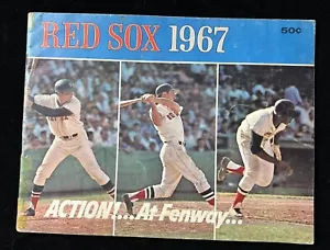 1967 Boston Red Sox Yearbook 1st Edition Tony Conigliaro/ Yastrzemski GD Tape⚾️ - Picture 1 of 11