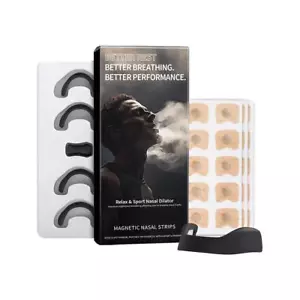 Anti Snoring Nose Clip Nasal Dilator Stop Snore Easy Breath 15 Days Starter R5E4 - Picture 1 of 17
