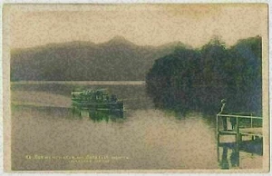 Derwentwater and Catbells, Keswick, England RPPC - Bild 1 von 4