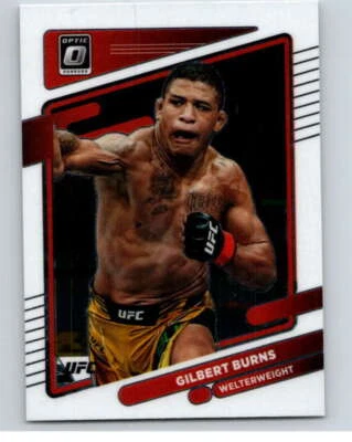 2022 Donruss MMA Optic #82 Gilbert Burns   V85233 - Image 1 of 2