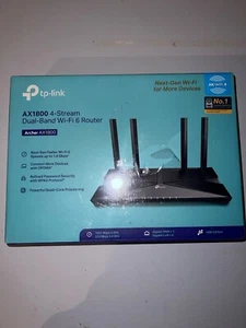 TP LINK AX1800 4-stream Dual Band WiFi 6 Router - Picture 1 of 5