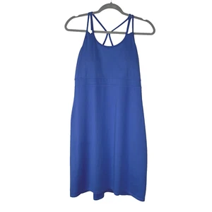 Abito donna Gaiam Activewear taglia large blu elasticizzato tempo libero attivo - Foto 1 di 14
