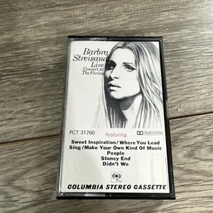 BARBRA STREISAND "LIVE CONCERT AT THE FORUM" CASSETTE 1972 columbia - Picture 1 of 6
