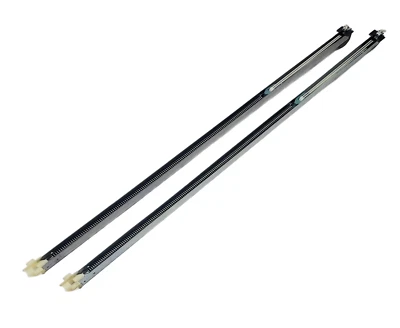 Pair of Amesbury Truth Series 135 Balance 26-4 27-7/8 in Winged