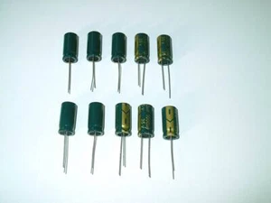 E245 - 20 Stück 1000 µF 35V Elko Stützkondensator Flackerschutz Maße nur 10x20mm - Bild 1 von 3