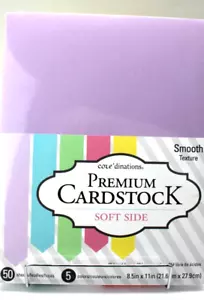 Core'dinations Premium Cardstock 50 Sheets Smooth Texture 8.5" x 11" Soft Side - Picture 1 of 4