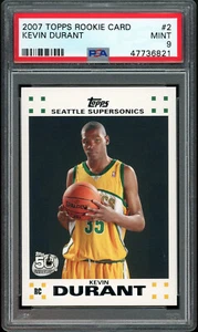 2007-08 Topps - Retail Factory Set Rookie Set Kevin Durant #2 White (RC) - Picture 1 of 2