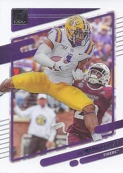 2023 Panini Chronicles Draft Picks Ja'Marr Chase Clearly Donruss #7 LSU Tigers - Image 1 of 2