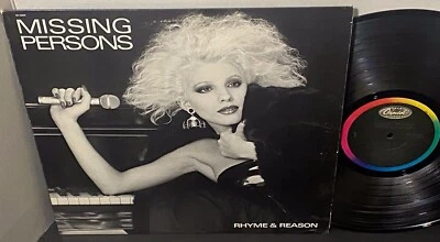 MISSING PERSONS Rhyme & Reason 1984 CAPITOL New Wave LP w OG Inner Sleeve EX - Image 1 of 2