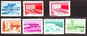 1963 Bulgaria Black Sea Resorts Architecture, View+variety full set RRR MNH ** - Picture 1 of 1