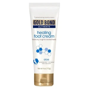 Gold Bond Ultimate Healing Foot Cream Non-Greasy Fresh Clean Scent 4 Oz 3 Pack - Picture 1 of 2
