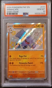 2024 Pokémon Paldean Fates Annihilape 171/091 Holo PSA Gem Mint 10 - Picture 1 of 2