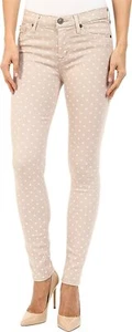 HUDSON Nico Super Skinny Ankle Stretch Denim Polka Dots Jeans, Women's Size 32 - Picture 1 of 4