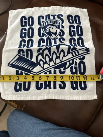 Florida Panthers 1st Round Go Cats Go!2023  Playoff  Rally Towel.  Pre-washed Cover