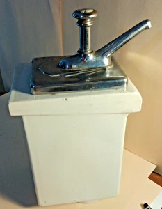 Art Deco Ceramic Fischman Coca Cola COKE Soda Fountain Syrup Dispenser - Picture 1 of 9