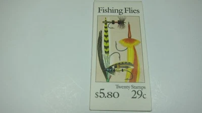 U.S. 1991 Fishing Flies Stamp Booklet. Scott # BK189 ( 20 of Scott # 2545-2549) - Image 1 of 2
