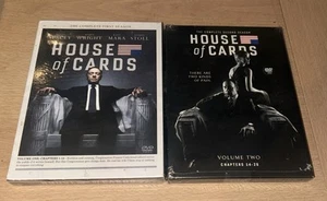 House Of Cards Season 1 And Season 2 Dvd - Picture 1 of 2