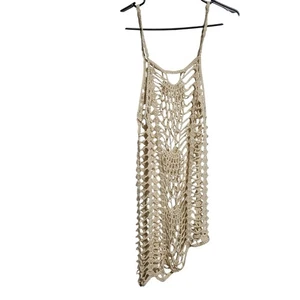 Handmade Häkel Strand Cover Up Kleid Gr. XS Bademode Schwimmen Urlaub Sommer - Bild 1 von 3