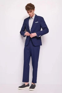 ABITO COMPLETO GIACCA PANTALONE UOMO GAUDI 511GU15004 BLU ORIGINALE PE 2025 - Picture 1 of 4