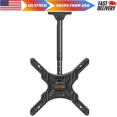 Soporte de montaje de TV de techo giratorio e inclinable Vesa 400x400 mm se adapta a televisores LED, LCD de 26-65" Foto 1 de 4