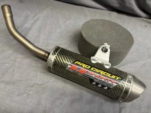 Pro Circuit Ti2 Silencer KTM 85 SX 1151485K Motocross MX Carbon Titanium - Picture 1 of 3