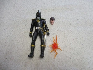 FIGURA DE ACCIÓN POWER RANGERS LIGHTNING COLLECTION BLACK RANGER DINO THUNDER TOMMY. - Imagen 1 de 1