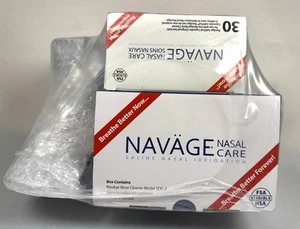New NAVAGE NASAL CARE SET, SALTPODS NASAL IRRIGATION MACHINE W/STAND SEALED - Picture 1 of 5