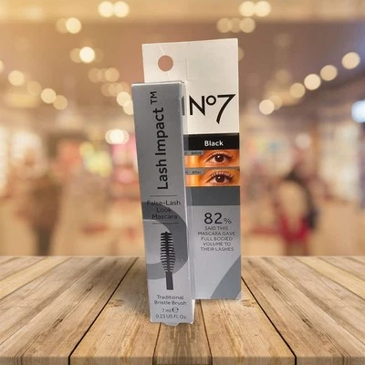 No. 7 Lash Impact Mascara False-Lash Look (BLACK) 0.23 fl. oz. - Image 1 of 2