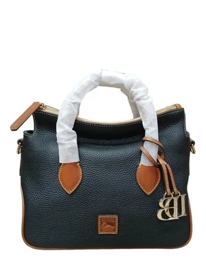Dooney Bourke Women's Leather Handbag  Black Satchel - Image 1 of 4