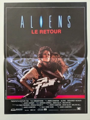 Affiche cinéma originale 52 x 38,5 cm Film ALIENS LE RETOUR - Photo 1/4