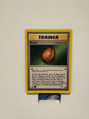 Pokemon Cards: Neo Genesis 1st Edition Common: Berry 99/111 LP - Image 1 of 2