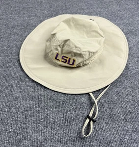 Columbia LSU Tigers Beige Boonie Bucket Fishing Hat Mens One Size College NCAA - Picture 1 of 9
