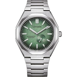 Citizen Zenshin 60 NK5020-58X Automatic Super Titanium™ Sapphire Green - Picture 1 of 5