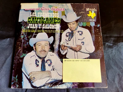 Los Tremendos Gavilanes Juan y Salomon "Quiero Que Sepas" Magda Records Norteno - Image 1 of 4