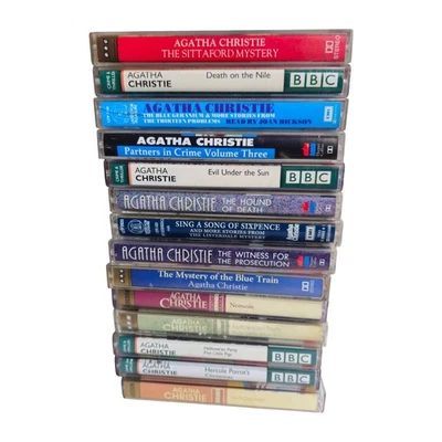 Agatha Christie BBC Audiobook Cassette Collection - 14 Classic Mysteries Foto 1 de 4