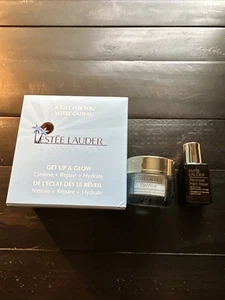 NEU Estée Lauder Get Up & Glow 2GESCHENKSET DayWear 0,5oz, Adv Night Repair 0,5fl oz. - Bild 1 von 8