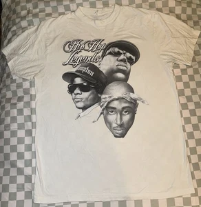 Tupac Notorious BIG Eazy-E Hip Hop Legends  Tee Shirt Mens 3x  Flying Horse Tag - Picture 1 of 8