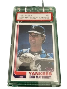 1982 Topps Style Don Mattingly Pose Variation New York Yankees Mag Pro Display - Picture 1 of 11