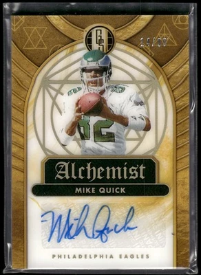 #AL-MQK Mike Quick 2024 Panini Gold Standard #/99 Alchemist Autographs - Image 1 of 2