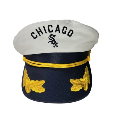 Chicago White Sox Boat Captain Hat by City Cruises One Size Flex Fit SGA New - Image 1 of 4