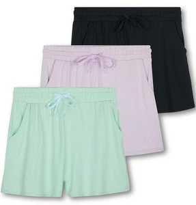 3-Pack: Girls Soft Drawstring Lounge Casual Sleep Pajama Shorts for Teens Gir... - Picture 1 of 6