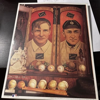 MLB 1993 ~ Primera Edición Impresión ~ No.11 Christy And Ty ~ 11" x 14" ~ Sellado Foto 1 de 2