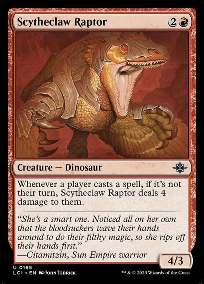 x1 Scytheclaw Raptor - Lost Caverns of Ixalan - NM - MTG - Image 1 of 1