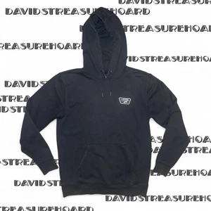 Vans Sweater Grunge Mens Sz Medium Hoodie Black Off The Wall Skater Surf School - Picture 1 of 7