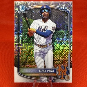 Elian Pena 2025 1st Bowman Chrome Prospects Mega Box Mojo Refractor #BCP-155 - Bild 1 von 2